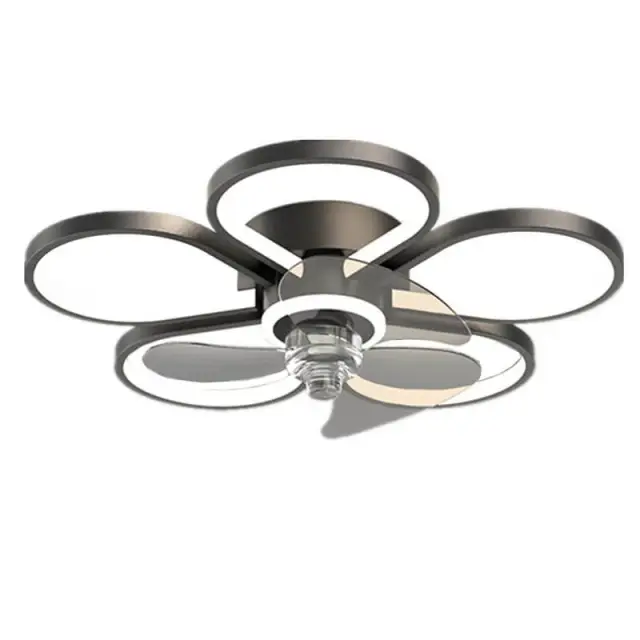 20 Inch Ceiling Fan Light Indoor Flush Mount Low Profile Ceiling Fans with Remote Control