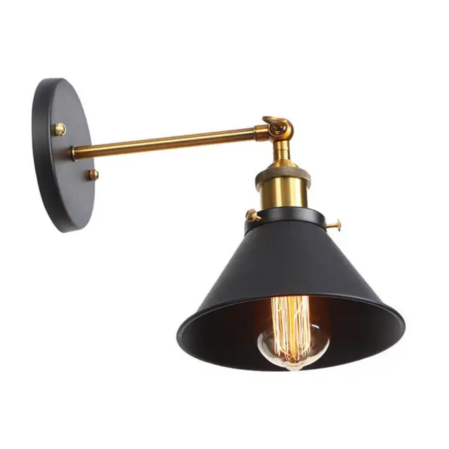 OOVOV 2-Lights Vanity Light Industrial Metal Wall Sconce Kitchen Bathroom Farmhouse Wall Lighting Oil Rubbed Black Finish