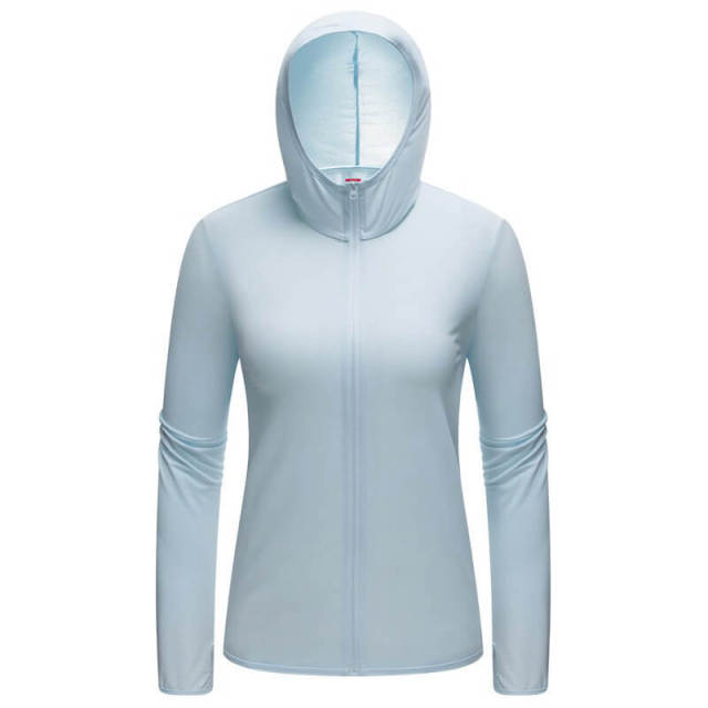 OOVOV Women UPF 50+ UV Sun Protection Long Sleeve Hoodies Thumb Holes Outdoor Workout Hiking Men Jacket