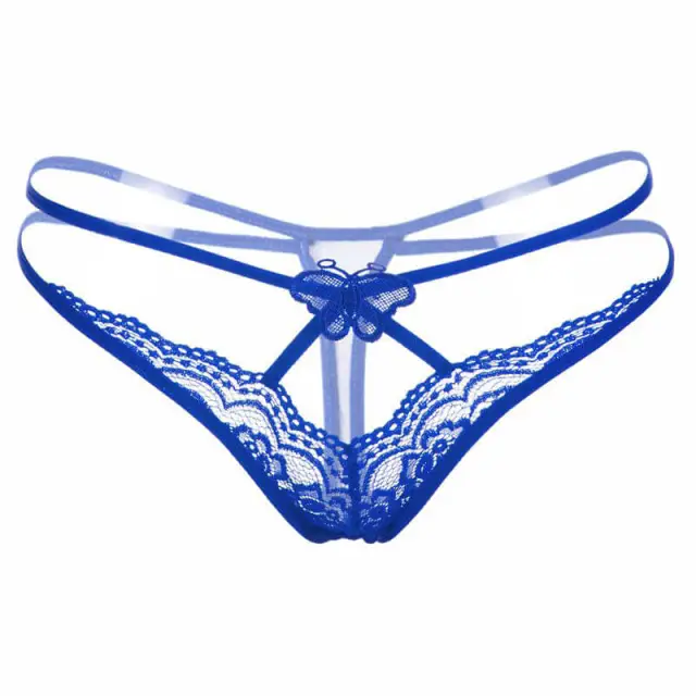 Women's Sexy Thong Lace Panties Underwear One-Size Sexy Lingerie 3 Pieces