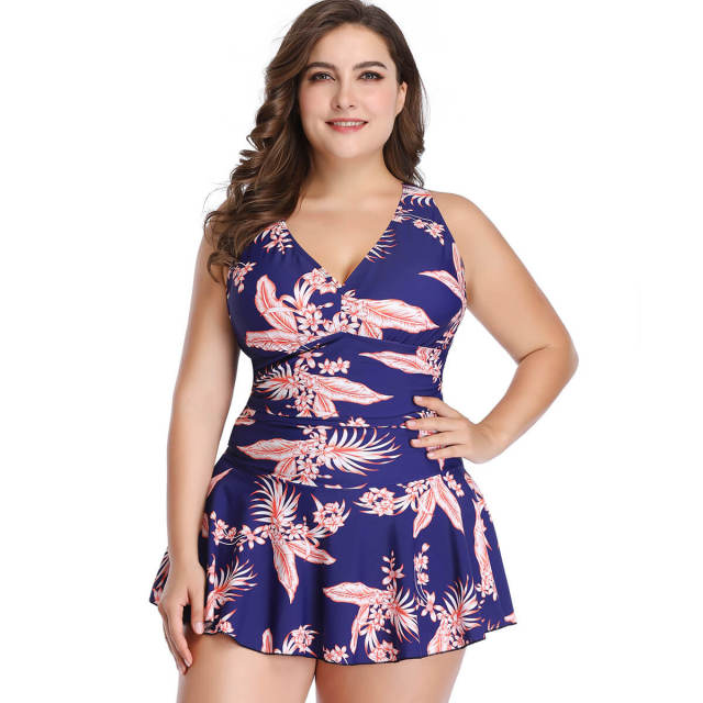 Plus Size Womens Athletic Two-Piece Swimsuit,Womens Flounce Printed Top with Boyshorts Tankini Bathing Suit Two Piece Swimsuits Green Tummy Control Ba