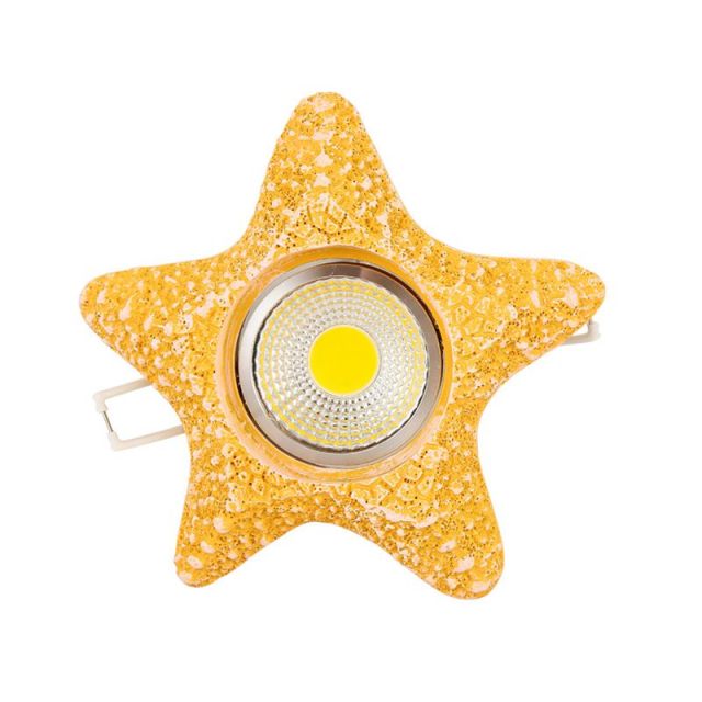 OOVOV LED Star Downlight 6 Inch Mediterranean Cartoon Seastar Downlights Spotlight For Children Room Bedroom Hallway Entrance