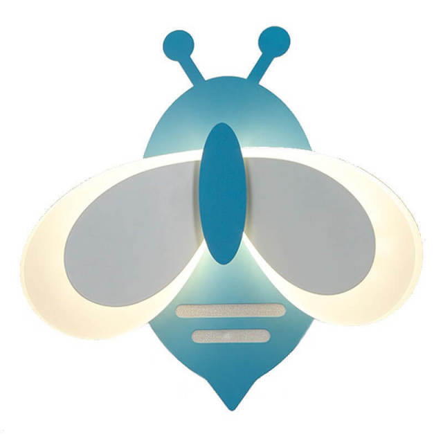 OOVOV Childrens Cartoon Bee Wall Lamp Cute Bedroom Home Decorate Nursery Lamp-LED Light Sources Wall Lamp Kids Room Decor