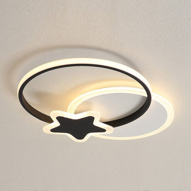 Ceiling Lights Fixtures Star Cartoon Ceiling Lighting  With 30W LED Light Sources