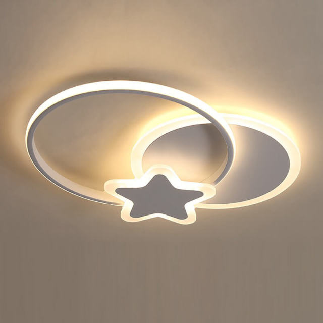 Ceiling Lights Fixtures Star Cartoon Ceiling Lighting  With 30W LED Light Sources