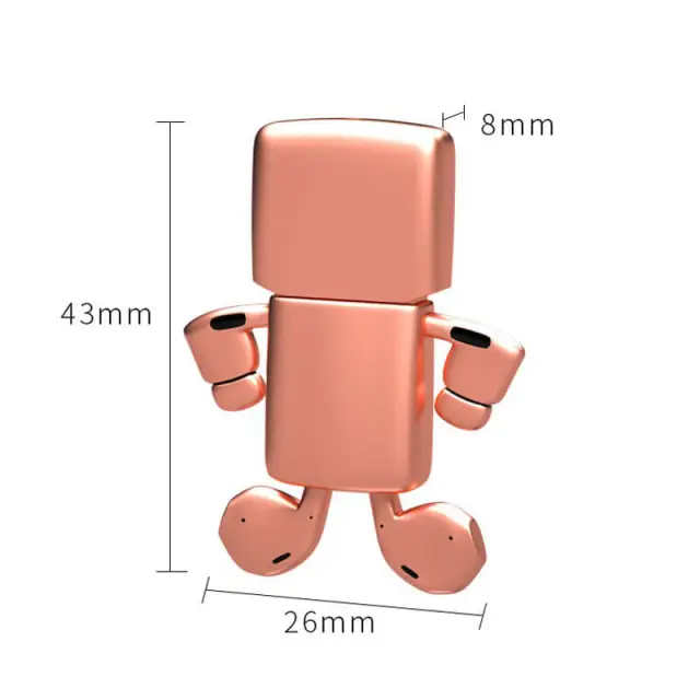 OOVOV USB Stick Flash Drive,USB 2.0 Jump Drive Thumb Drive Pen Drive Bulk Memory Sticks,Robot Rabbit People Shape