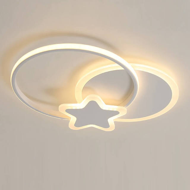 Ceiling Lights Fixtures Star Cartoon Ceiling Lighting  With 30W LED Light Sources