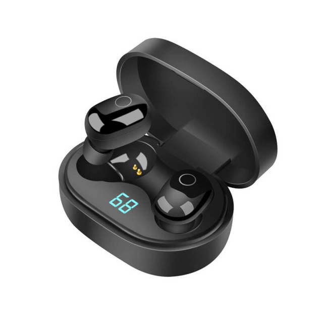 OOVOV Wireless Headphones Bluetooth 5.1 Headphones Touch Control with Wireless Charging Case HIFI Sound effects Earphones in-Ear Built-in Mic Headset