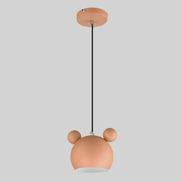 OOVOV Pendant Lighting Nordic Colorful Metal Kids Pendant Lamp Lights Hanging Lamp Light Fixture for Children Room Bedroom Dining Room