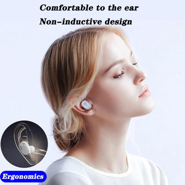 OOVOV Wireless Headphones Bluetooth 5.1 Headphones Touch Control with Wireless Charging Case HIFI Sound effects Earphones in-Ear Built-in Mic Headset