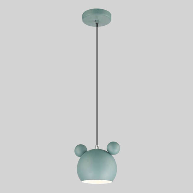 OOVOV Pendant Lighting Nordic Colorful Metal Kids Pendant Lamp Lights Hanging Lamp Light Fixture for Children Room Bedroom Dining Room