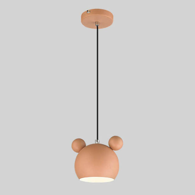 OOVOV Pendant Lighting Nordic Colorful Metal Kids Pendant Lamp Lights Hanging Lamp Light Fixture for Children Room Bedroom Dining Room