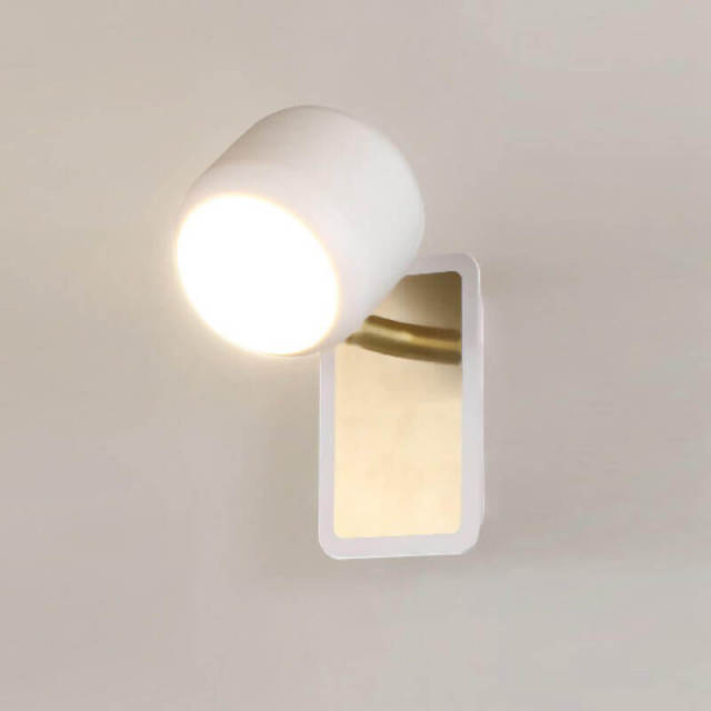 OOVOV LED Vanity Light Bathroom Light Fixtures Modern Over Mirror Wall Light Indoor Black Washroom Mirror Lights Lamp with Iron Shade