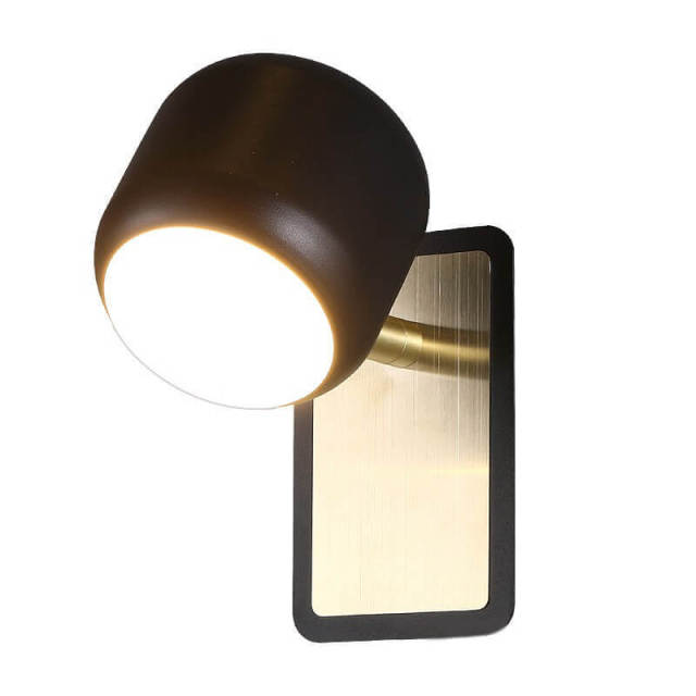 OOVOV LED Vanity Light Bathroom Light Fixtures Modern Over Mirror Wall Light Indoor Black Washroom Mirror Lights Lamp with Iron Shade