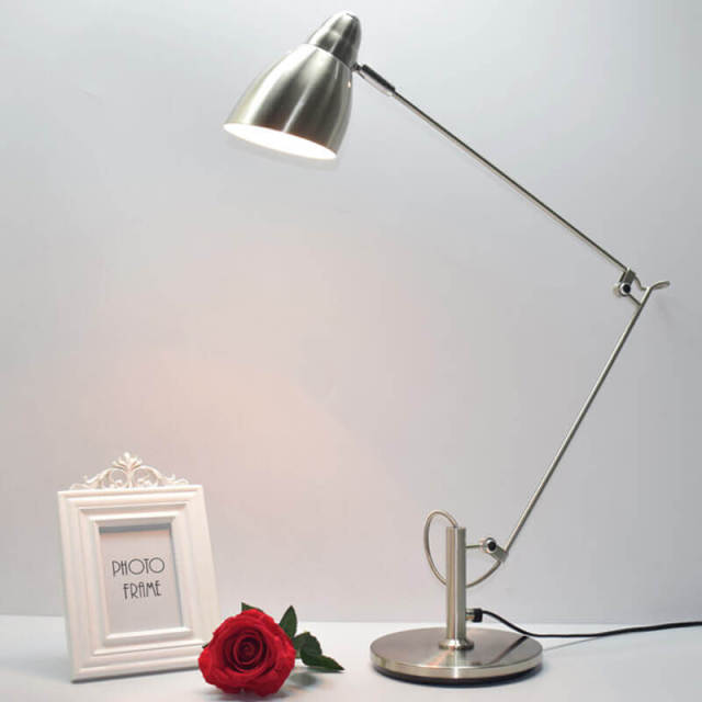 Table Lamp Swing Arm Reading Desk Lamp with On/Off Switch