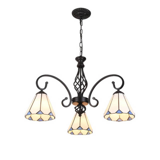 OOVOV European Country Chandeliers Mediterranean Vintage Pendant Light Fixture for Living Room Dining Room Bedroom Foyer