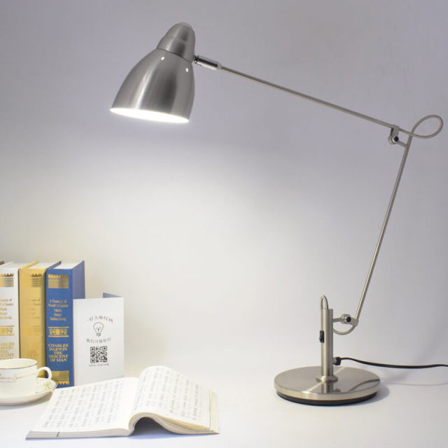 Table Lamp Swing Arm Reading Desk Lamp with On/Off Switch