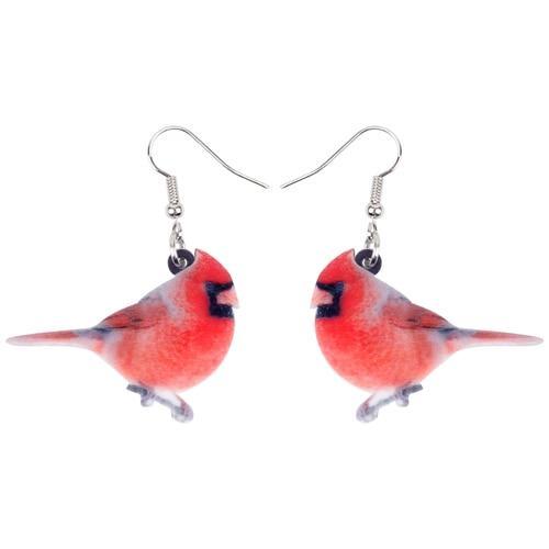 Bonsny Acrylic Flying Violet Sabrewing Hummingbird Bird Earrings Big Long Dangle Drop Fashion Animal Jewelry For Women Girls Kid
