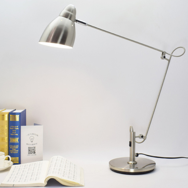 Table Lamp Swing Arm Reading Desk Lamp with On/Off Switch