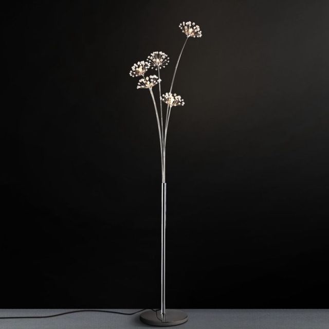 OOVOV Dandelion Crystal Floor Lamp Personality Creative Living Room Bedroom Bedside lamp Stand Up Lamp