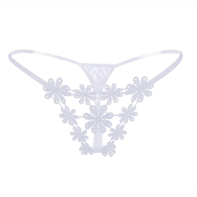 OOVOV 3 Pieces Flower Embroidered Sexy Panties For Women Low Waist Fun Panties Hollow Underwear Underpants Sex Wear Briefs Thong