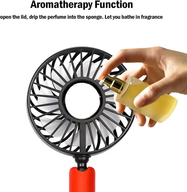 Hands Free Portable Neck Fan Removable 2PCS Fans Rechargeable