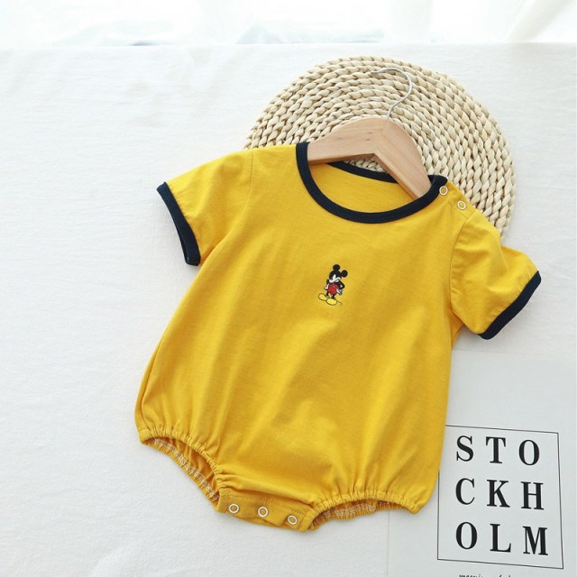 OOVOV Newborn Infant Baby Kids Print Romper Jumpsuit Clothes Summer Romper Newborn Infant Baby Jumpsuit