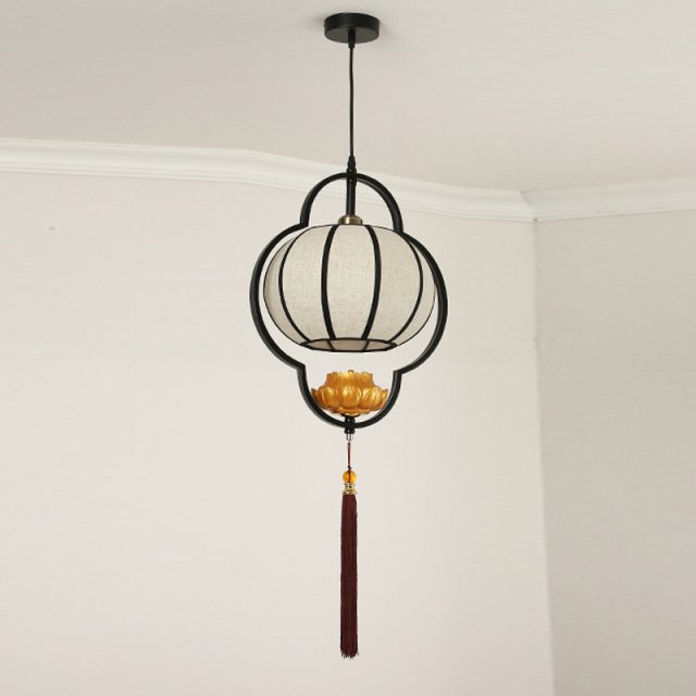 OOVOV Chinese Style Small Pendant Lights-Dining Room Balcony Aisle Stairs Pendant Lamps Chandeliers