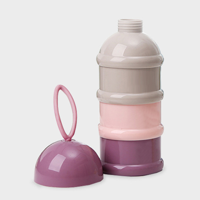 3 Layer Baby Formula Dispenser Portable Milk Powder Container