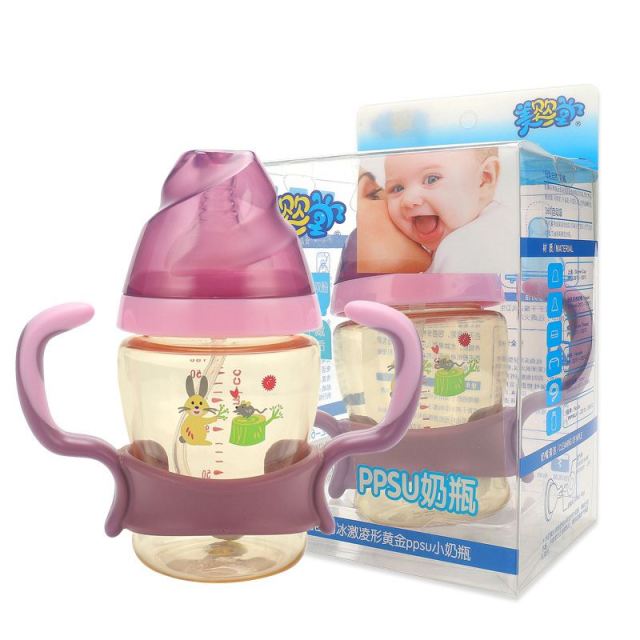 OOVOV Baby bottles Feeding Bottle Wide-Caliber Multifunctional Drinking Cup Drinking Milk Water Dual-use Bottle BPA Free 180ml
