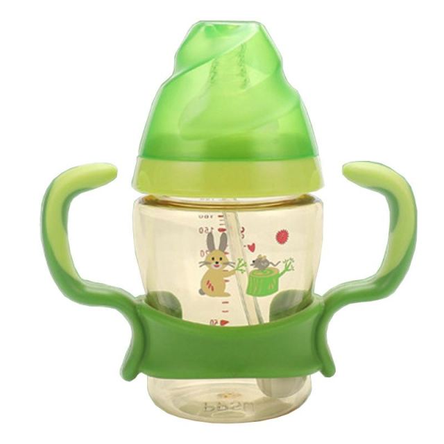 OOVOV Baby bottles Feeding Bottle Wide-Caliber Multifunctional Drinking Cup Drinking Milk Water Dual-use Bottle BPA Free 180ml