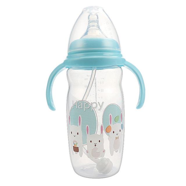 OOVOV Wide Bore PP Newborn Big Baby Bottle Suction Tube Anti Flatulence With Handle