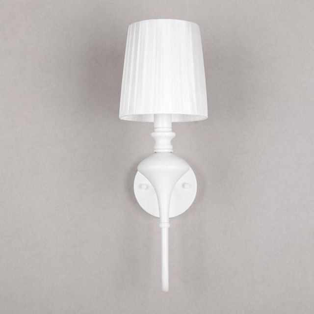 OOVOV Living Room Wall Lamp Wall Light With Fabric Lampshade For Study Room Bedroom Bedside Hallway E27
