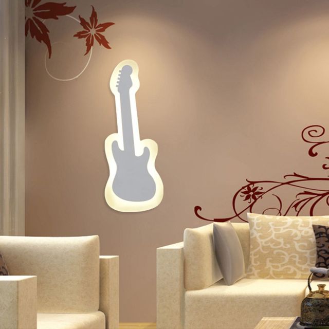 OOVOV Ultra-Thin LED Wall Lamp Simple Wall Sconce With Acrylic Lampshade for Living Room Hallway Corridor Bedsides