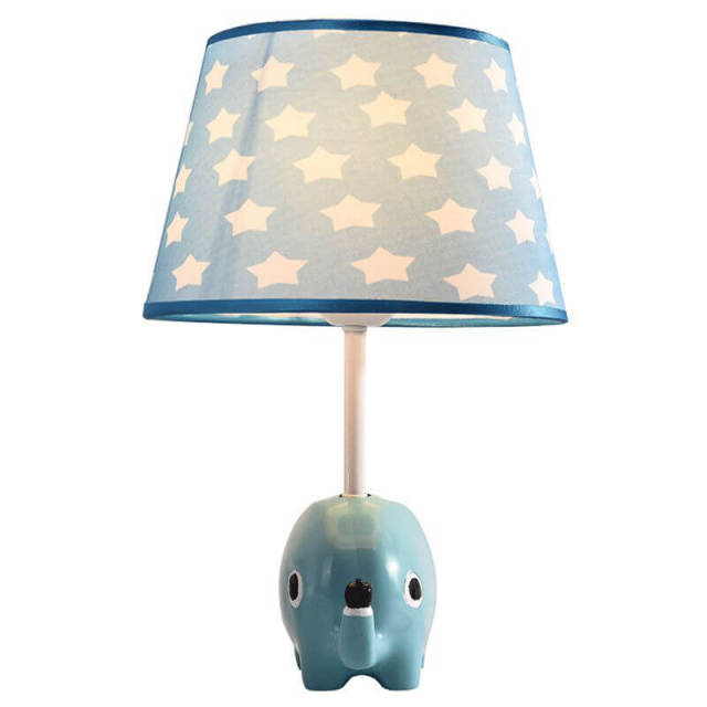 OOVOV Cartoon Elephant Baby Room Mini Desk Lamp Cute Child Bedsides Desk Lamps Boy Girl Room Table Light