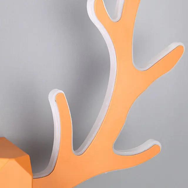 OOVOV Living Room LED Antlers Wall Lights Iron Acrylic Bedroom Baby Room Corridor Balcony Stairs Wall Lamps