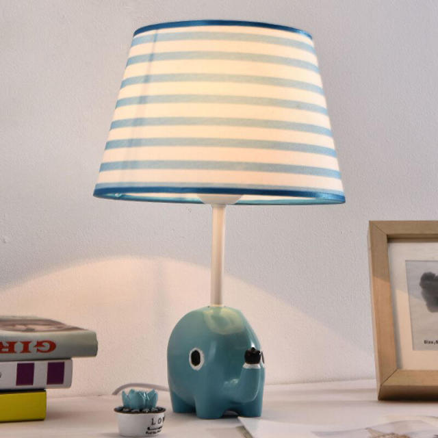 OOVOV Cartoon Elephant Baby Room Mini Desk Lamp Cute Child Bedsides Desk Lamps Boy Girl Room Table Light