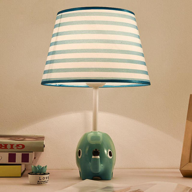 OOVOV Cartoon Elephant Baby Room Mini Desk Lamp Cute Child Bedsides Desk Lamps Boy Girl Room Table Light