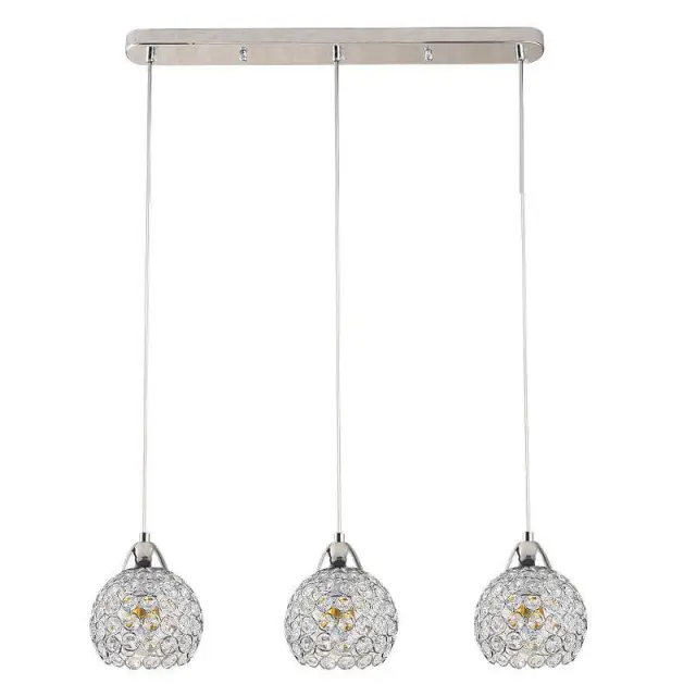 Modern Crystal Dining Room Pendant Lights Glass Cups Stair Case Pendant Lamp Bar Counter Hanging suspension Lighting Fixtures