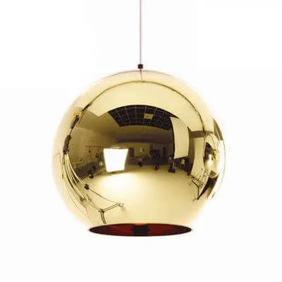 Nordic electroplating Glass Ball Balcony Pendant Lamp Bedroom Pendant Light Dining Room Restaurant Pendant Lighting fixture