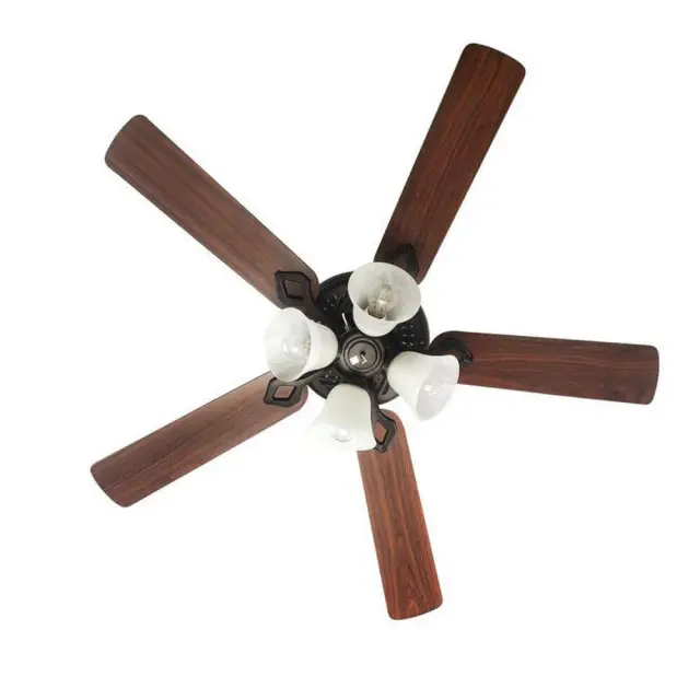 Ceiling Fans with Lights - European Vintage Ceiling Fan Light Kit - Brown 52 inches