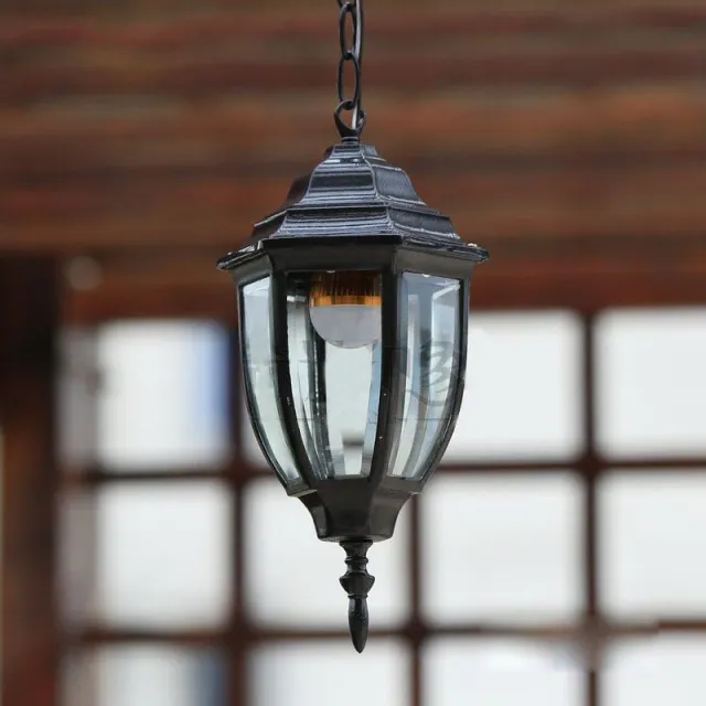 Vintage Outdoor Pendant Lights courtyard Corridor Hanging Lighting Porch Balcony portal Dining Room Pendant lamps