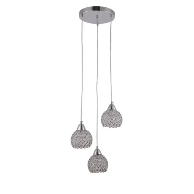 Modern Crystal Dining Room Pendant Lights Glass Cups Stair Case Pendant Lamp Bar Counter Hanging suspension Lighting Fixtures