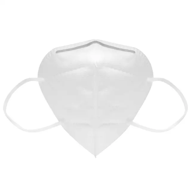 20 Pcs White Face Protection Masks Protective - Liquid and Dust Proof 5-Layer Breathable Cup Dust Mask for Home &amp; Office