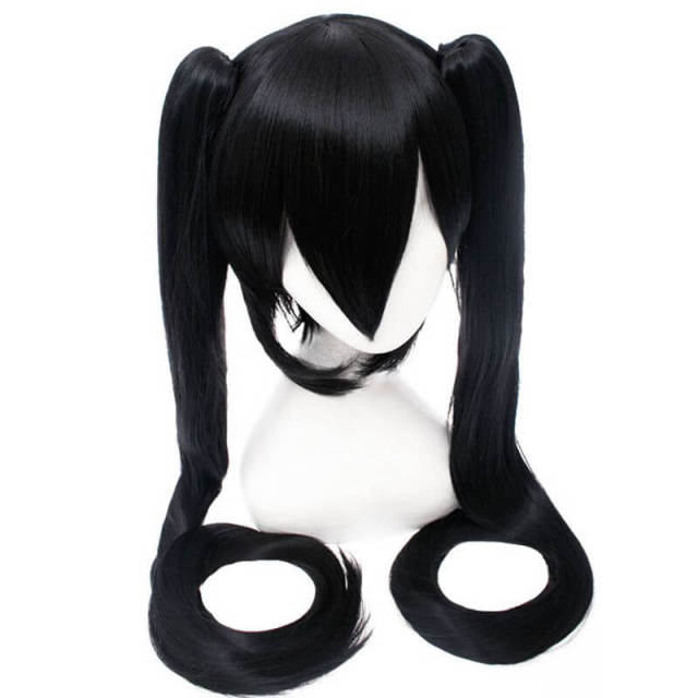 Cosplay Animation Wigs 120cm Hatsune Miku Cosplay Wig Long Straight Wig Sakura Snow Senbonzakura Two Ponytails