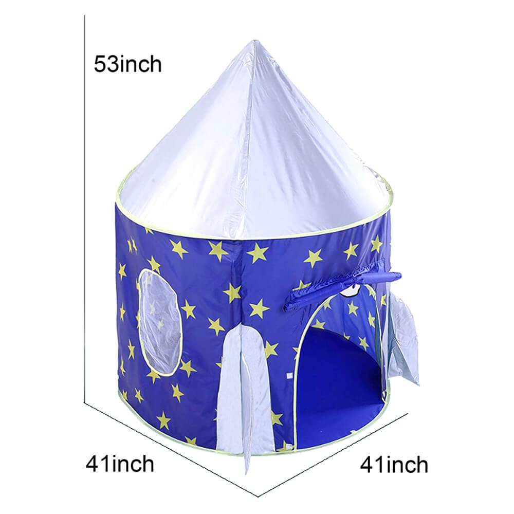 OOVOV Rocket Ship Tent - Space Themed Pretend Play Tent - Space Play ...