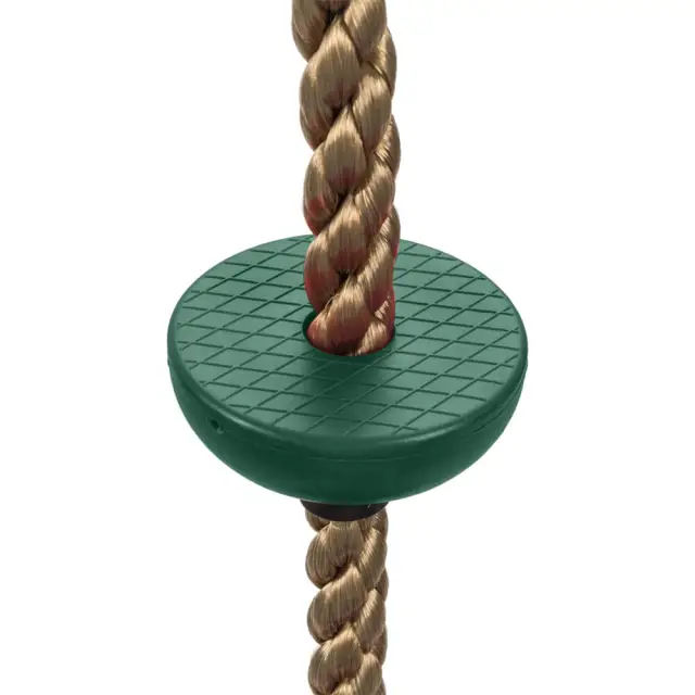 Kids Toys - Climbing Rope with Platforms and Disc Swing Seat Set