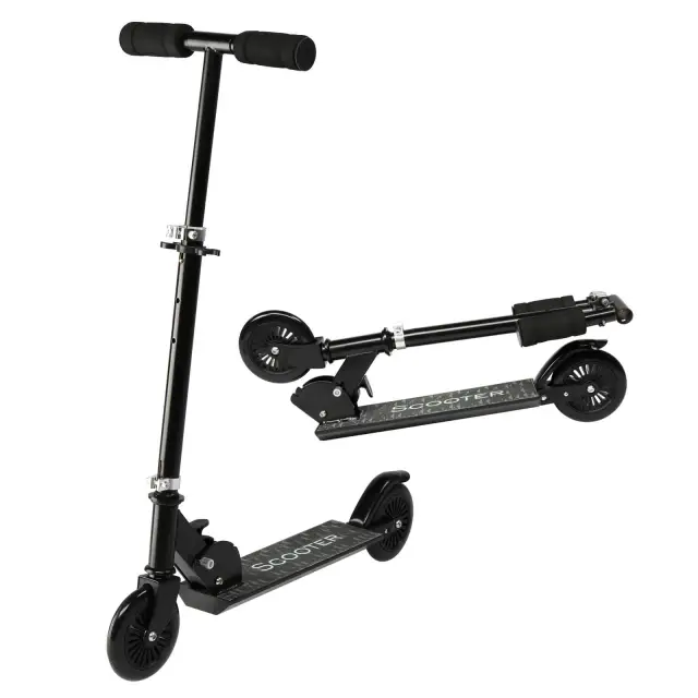 OOVOV Scooter for Teens 3-Level Height Adjustable Easy Folding Kick Scooter for Indoor &amp; Outdoor Fun