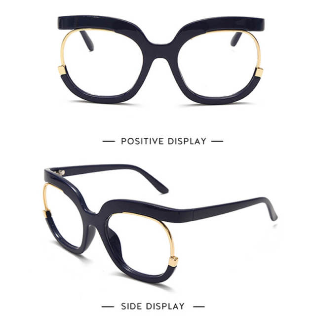 Oversize Glasses Frames For Men Women Fashion Glasses Clear Lens Eyeglasses Spectacle Frame Unisex