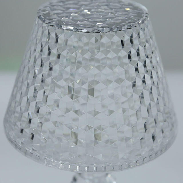 Diamond Table Lamp LED Crystal Night Light Acrylic Decoration Light with Touch Switch